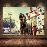 Grand Theft Auto Gameplay Artwork