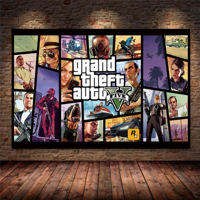 Grand Theft Auto Gameplay Artwork