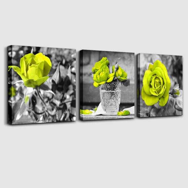 Black and White Blue Rose Flowers Art - Pretty Art Online
