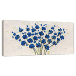 Abstract Flowers Oil Painting Canvas Art - Pretty Art Online