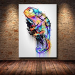 Modern Abstract Frog Artwork - Pretty Art Online