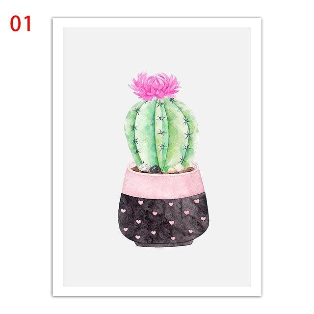 Nordic Cactus Posters