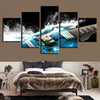 5 Pieces Seaview Guitar Modular Wall Artwork - Pretty Art Online