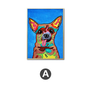 Abstract  Puppy Wall Art Home & Office Decor - Pretty Art Online