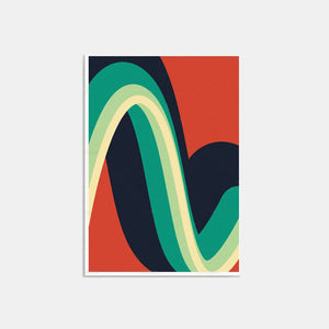 Minimalist - Abstract Wiggle Graphic Art