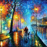 Landscape Colouring Drawing Oil Paintings Canvas