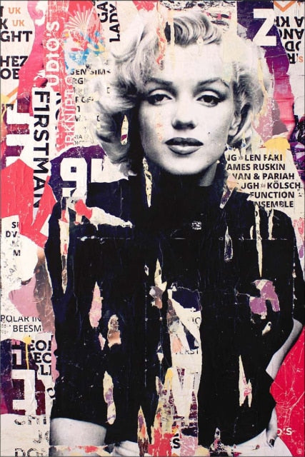 Graffiti Art Sexy Marilyn Monroe Artwork