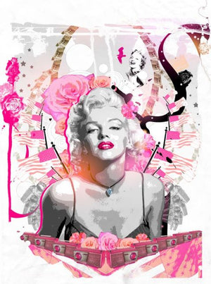 Graffiti Art Sexy Marilyn Monroe Artwork