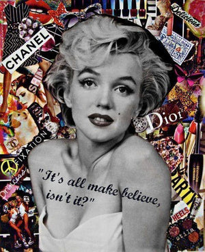 Graffiti Art Sexy Marilyn Monroe Artwork