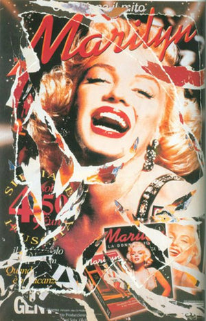 Graffiti Art Sexy Marilyn Monroe Artwork