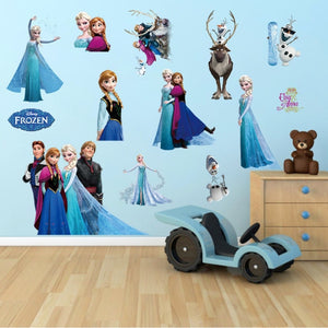 Cartoon Disney Frozen 2 Wall Stickers