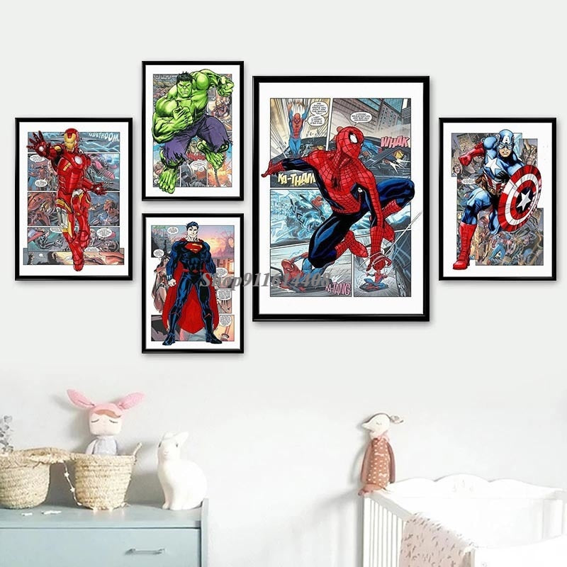 Classic Marvel Canvas Artwork