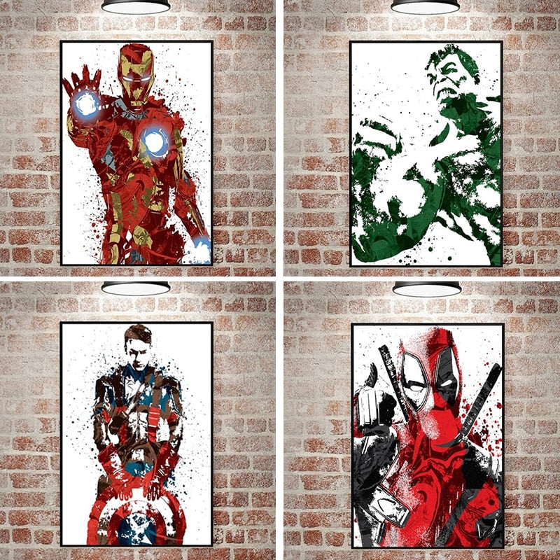 Marvel Super Heroes Contemporary Artwork