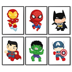 Marvel Avengers Cartoon Artwork