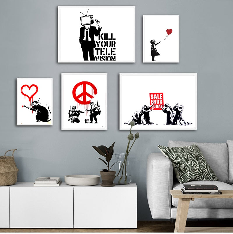 Rad Banksy Canvas Art