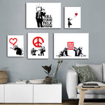 Rad Banksy Canvas Art