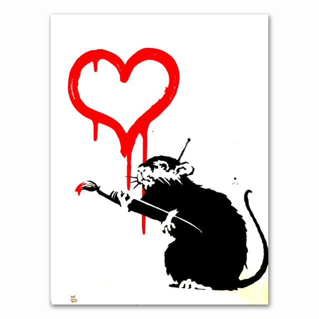 Rad Banksy Canvas Art