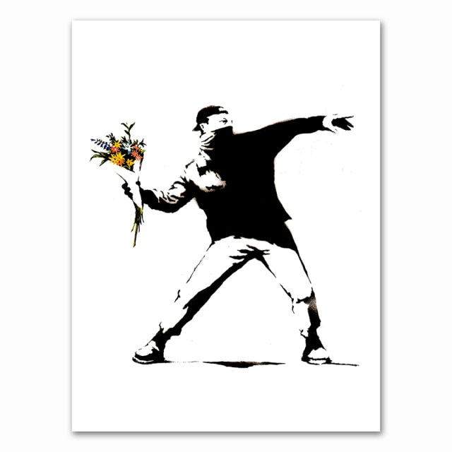 Rad Banksy Canvas Art