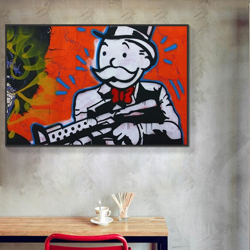 Monopoly X Scarface Wall Art