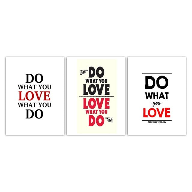 Do What You Love Wall Artwork