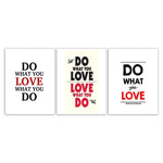 Do What You Love Wall Artwork