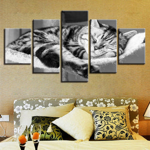 Lovely Sleeping Cat Modular Artwork