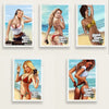 Grand Theft Auto 5 Bikini Girls Canvas