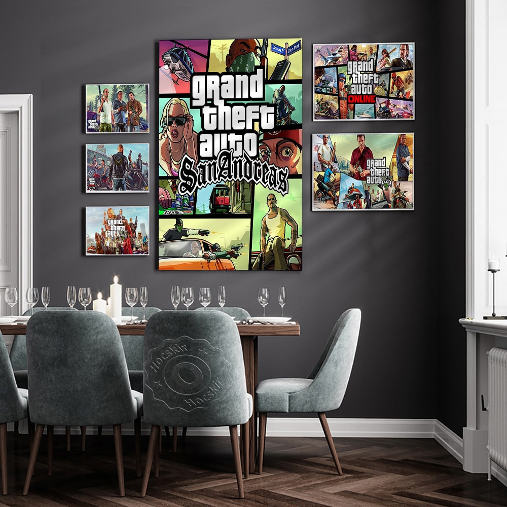 GTA Canvas Art