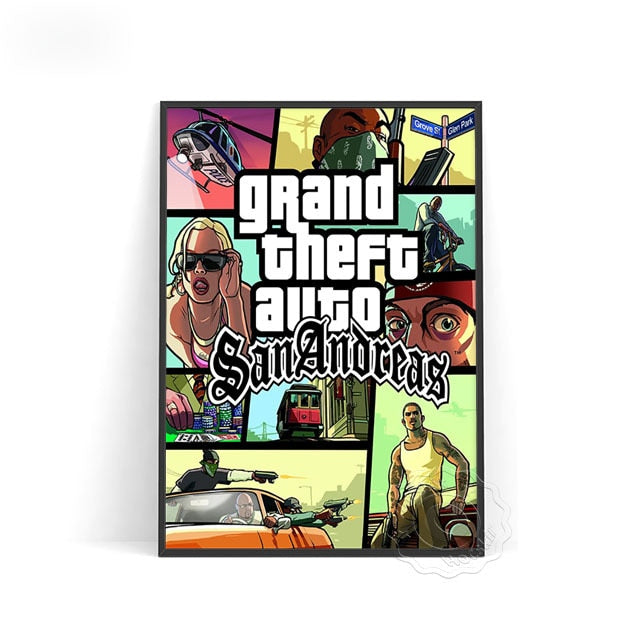 GTA Canvas Art