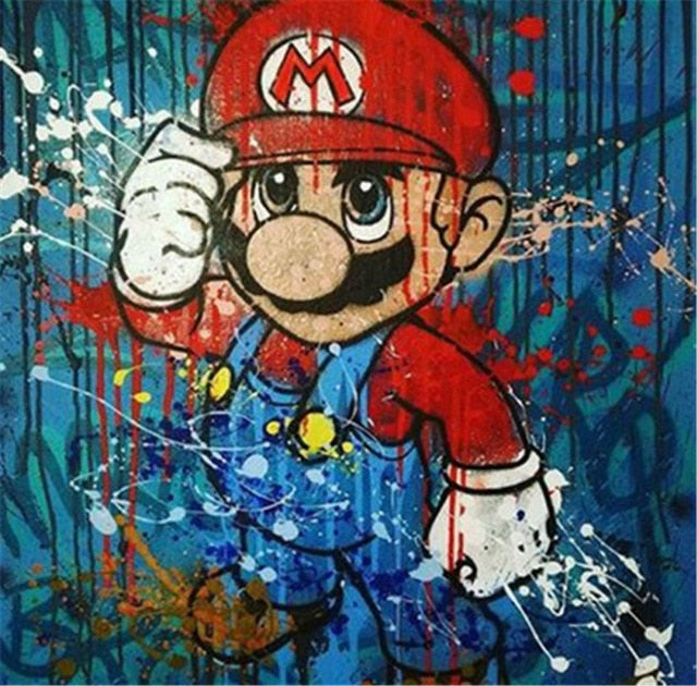 Mario Canvas Wall Art