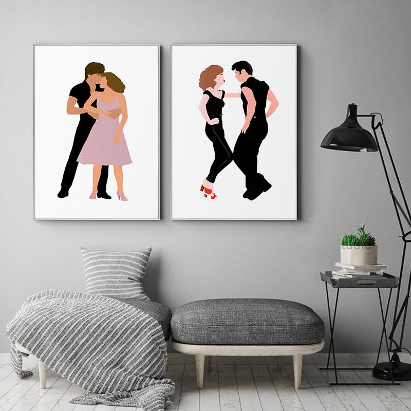 Grease Dirty Dancing Artwork