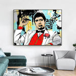 Tony Montana Canvas - I Am The Boss