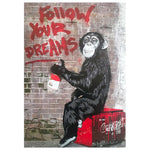 Banksy Monkey Modular Canvas