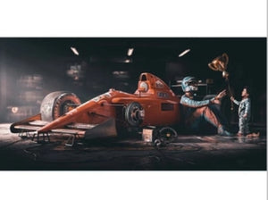 F1 Formula Legend Champion Race Car Wall Art Oil Canvas