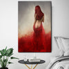 Woman In Red Sexy Wall Art