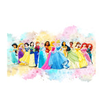 Watercolour Disney Princess Art