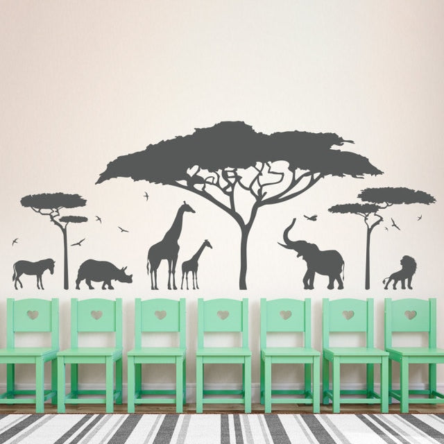 African Safari Wall Decals