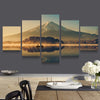 Mount Fuji 5 Panels Wall Art - Pretty Art Online