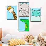 Nursery Cute Animals Artwork - Pretty Art Online