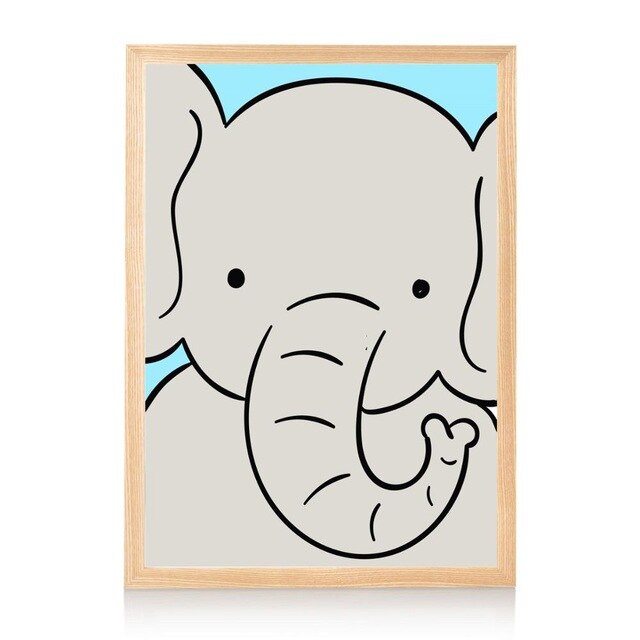 Nursery Cute Animals Artwork - Pretty Art Online