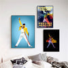 Freddie Mercury Rock n Roll Art Wall Art