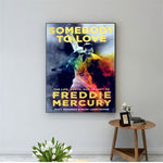 Freddie Mercury Rock n Roll Art Wall Art