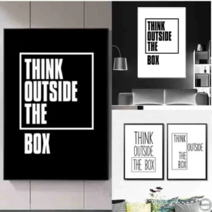 Think Outside The Box Canvas