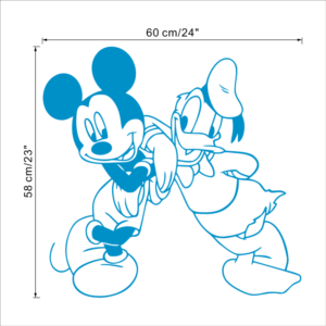 Disney Mickey Mouse & Donald Duck Wall Stickers