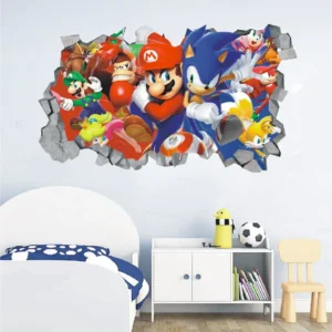 Lighting Hedgehog Wall Stickers