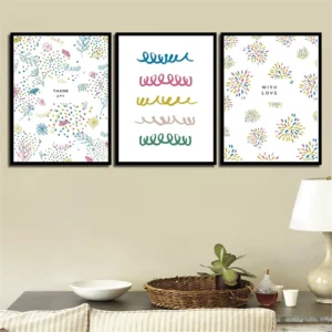 Colourful Flowers Nursery Art