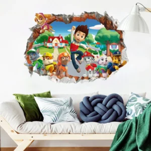Cartoon Paw Patrol Dog Removable Wall Stickers